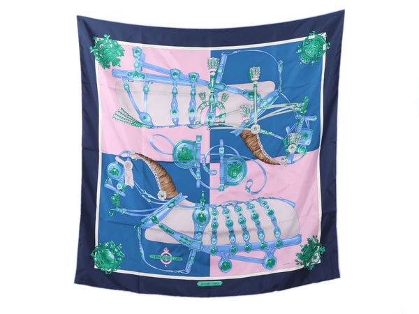 Hermès Harnais de Cour Silk Scarf 90cm - Ann's Fabulous