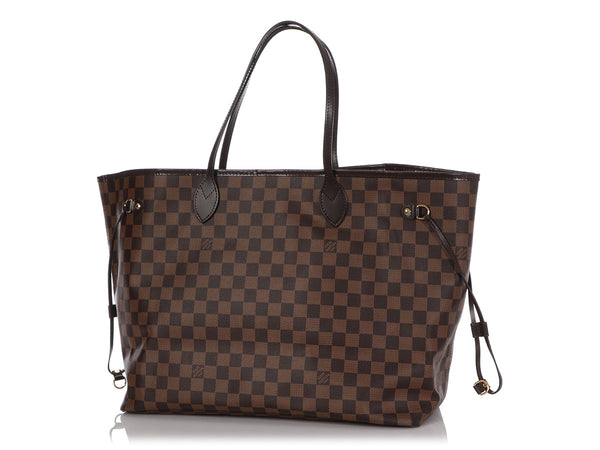 Louis Vuitton Damier Neverfull Top Handle Tote Bag