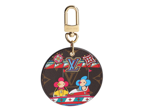Louis Vuitton Monogram 2020 Christmas Animation Bumper Cars Bag Charm Key Ring