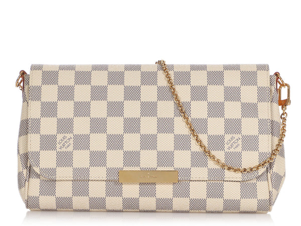 Louis Vuitton Damier Azur Favorite MM - Neutrals Shoulder Bags, Handbags -  LOU787872