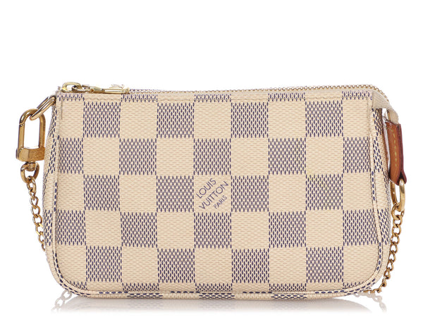 used Louis Vuitton Damier Azur Mini Pochette Accessories Handbags