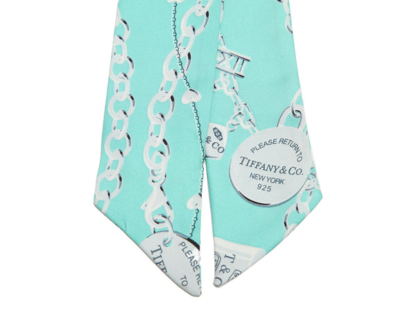Tiffany & Co. Blue Return to Tiffany Silk Twilly - Ann's Fabulous