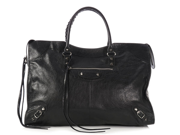 Balenciaga Classic City Shoulder Bag Small Gold-tone Black in Lambskin  Leather - US