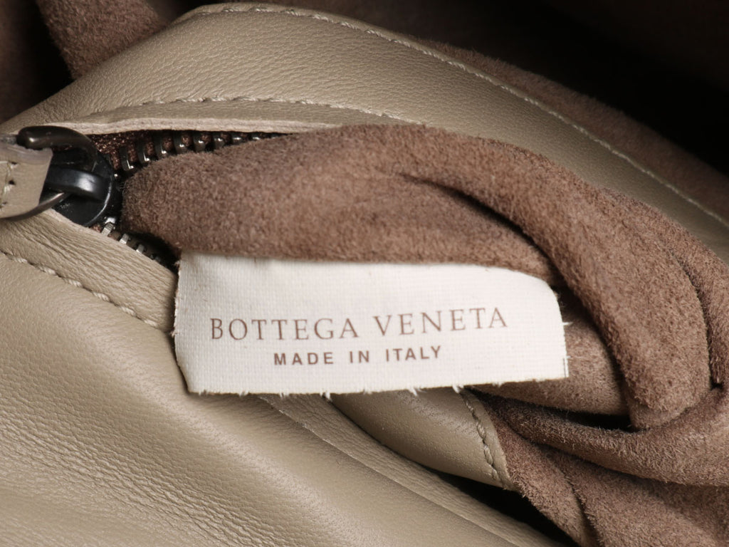 Bottega Veneta Black and Gray Python and Eel Top Handle Bag