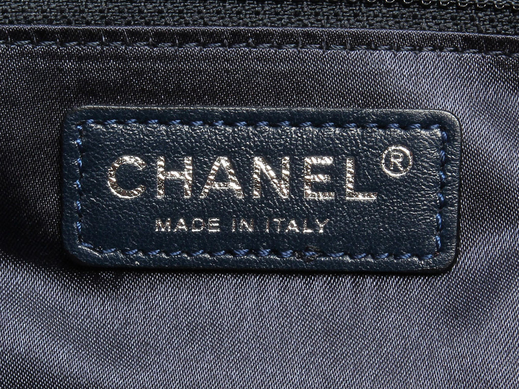 Chanel Blue Diamond Shine Reissue Shopper