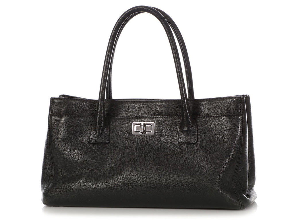 Chanel Black Caviar Reissue East/West Cerf Tote
