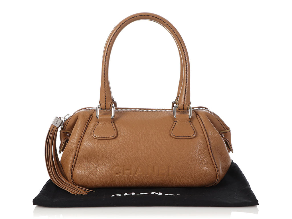 Chanel Tan Caviar LAX Bag