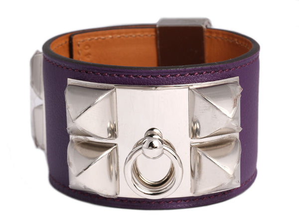 Hermès Capucine Swift Collier de Chien CDC Bracelet