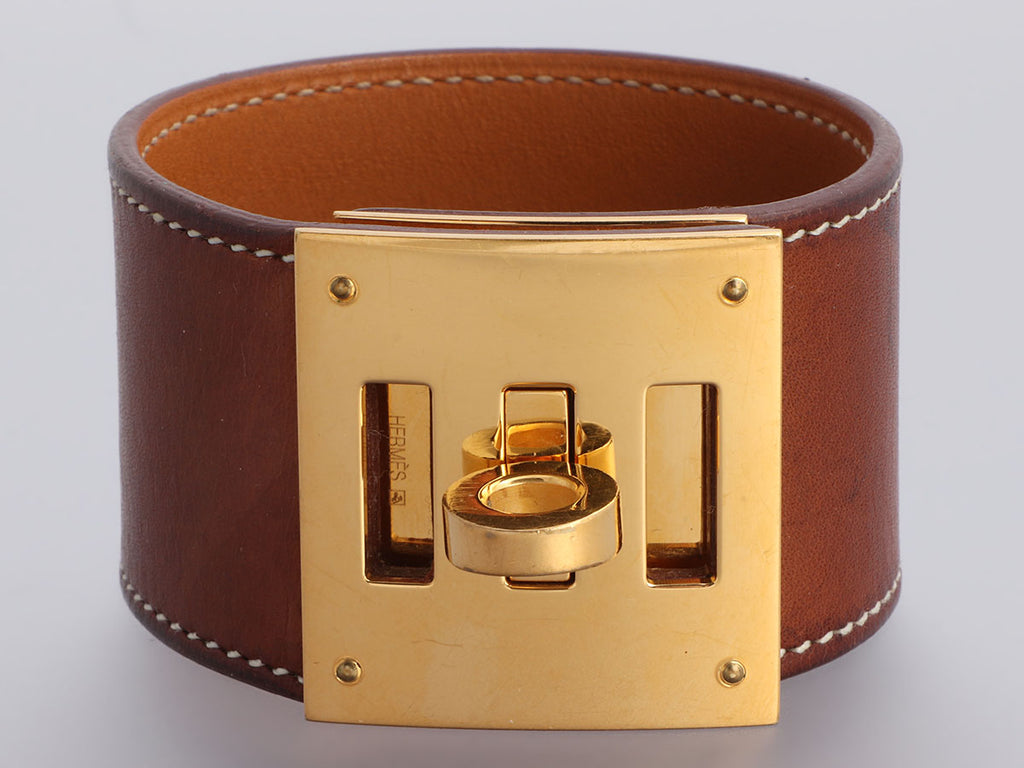 Hermès Barenia Kelly Dog Bracelet