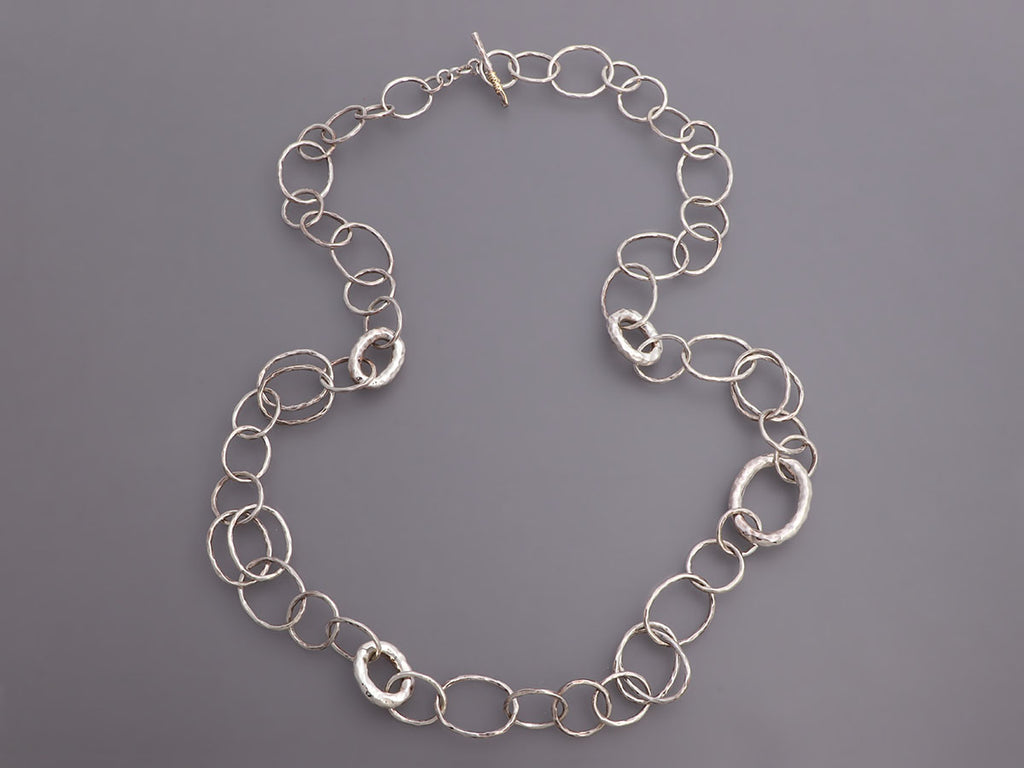 Ippolita Sterling Silver 35" Glamazon Bastille Chain Necklace
