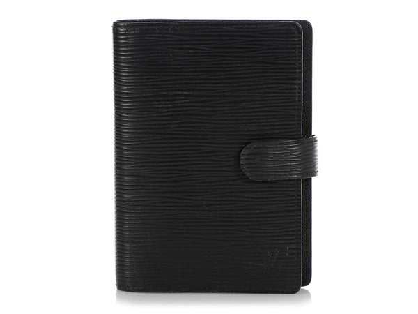 Louis Vuitton Ring Agenda Cover Epi Leather GM Black 2185671