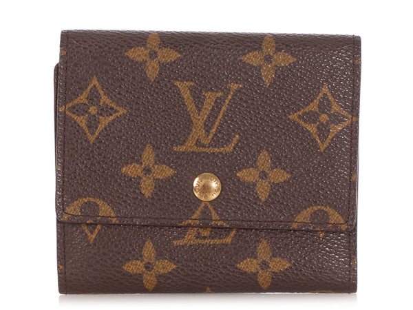 LOUIS VUITTON International Trifold Wallet Monogram Leather Brown M61215  61SF311