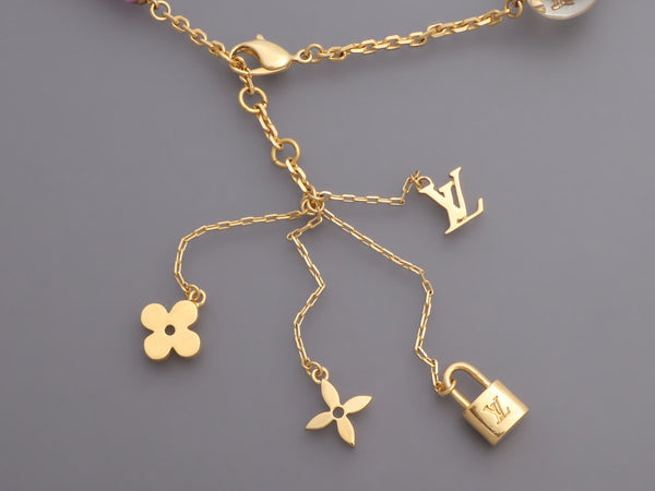 Louis Vuitton Crystal Gamble Station Necklace - Blue, Brass Station,  Necklaces - LOU739112