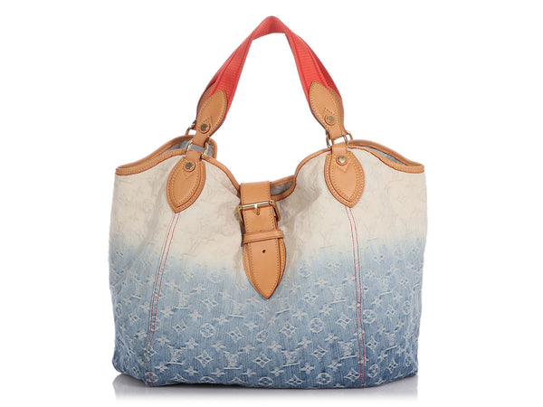 Louis Vuitton, Bags, Louis Vuitton Sunburst Sunbeam Denim Hobo Bag Rare