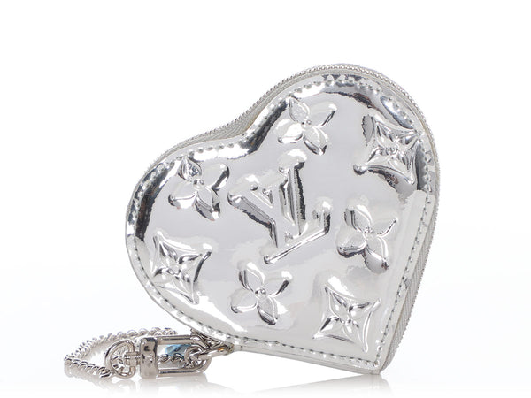 Louis Vuitton Silver Monogram Miroir Papillon with Heart Pochette – Vault 55