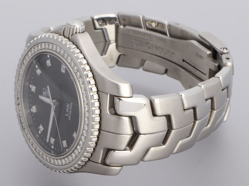 TAG Heuer Stainless Steel Diamond Link Watch 39mm
