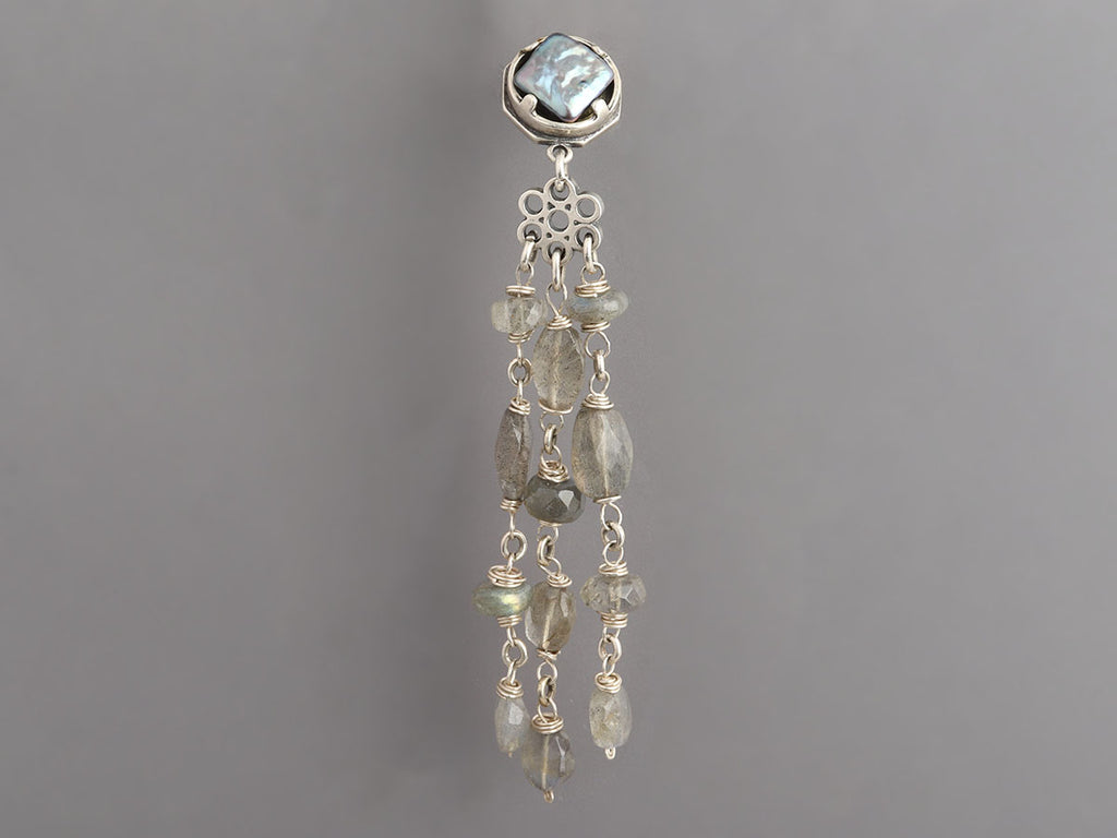 Alana Leigh Moonstone Necklace and Earrings Set