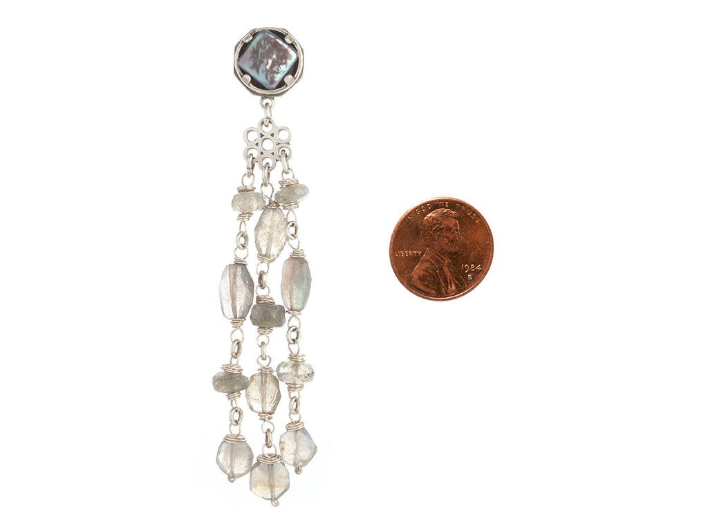 Alana Leigh Moonstone Necklace and Earrings Set