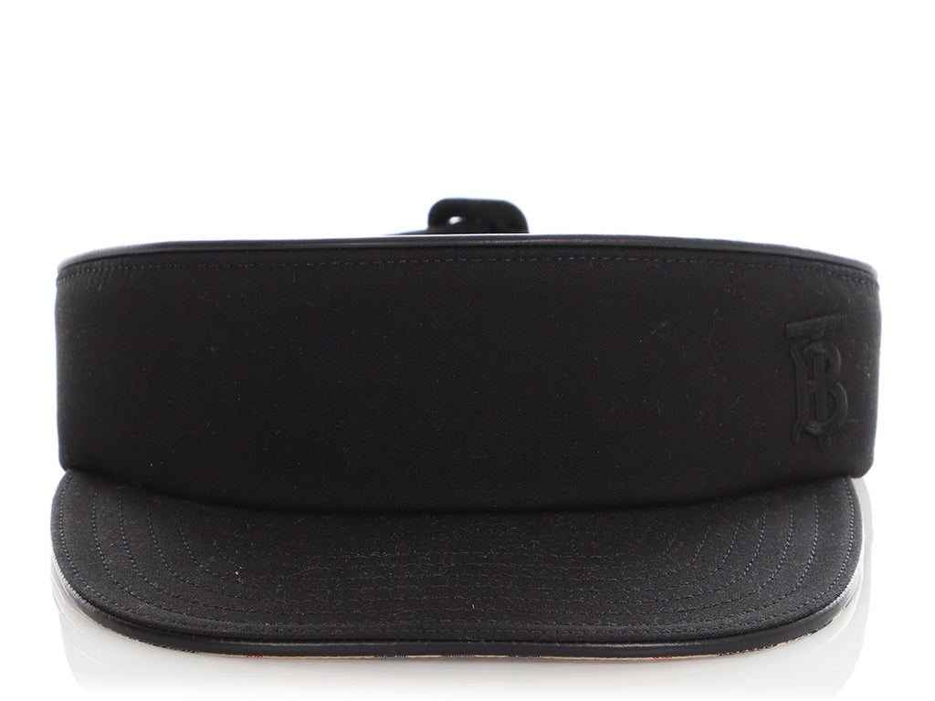 Burberry Black Heritage Visor