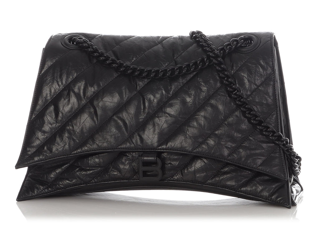 Balenciaga SO Black Crush Large Chain Shoulder Bag