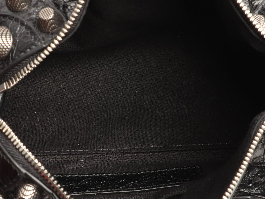 Balenciaga Black Le Cagole Cylinder Bag