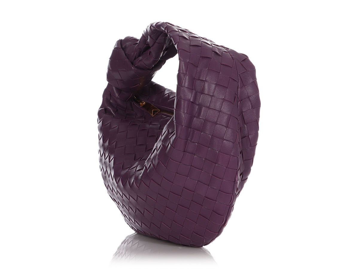 Bottega Veneta Small Purple Hobo - Ann's Fabulous Closeouts