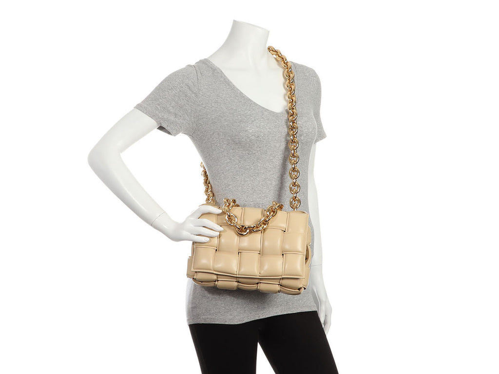 Bottega Veneta Maxi Porridge Padded Chain Cassette Bag