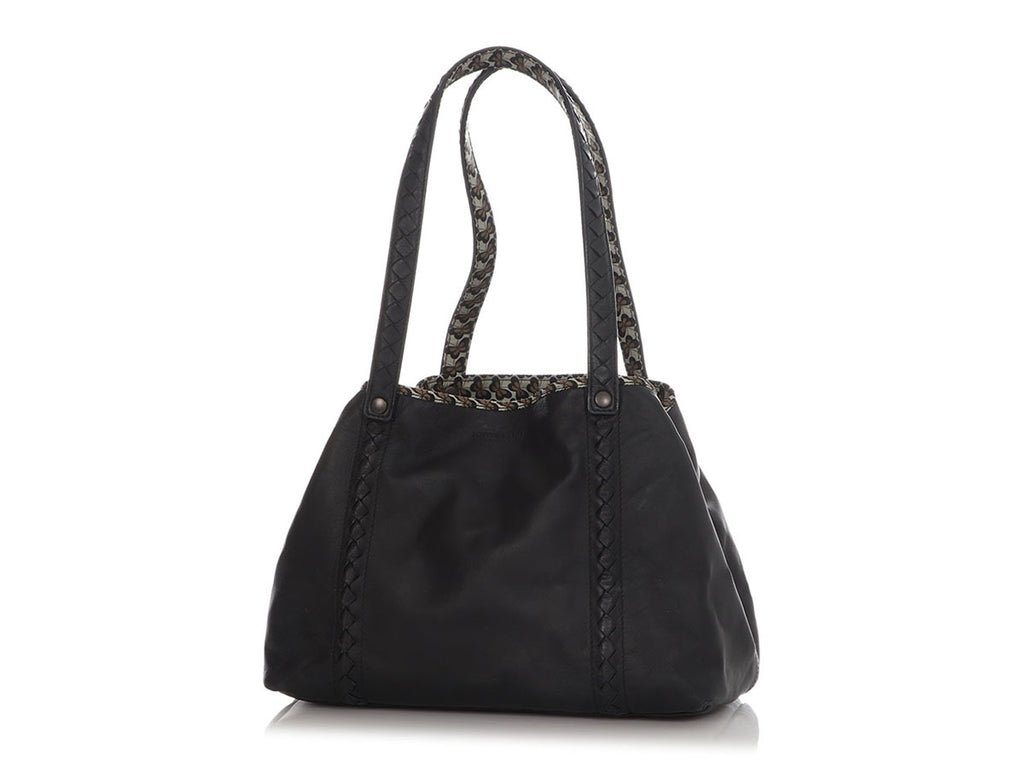 Bottega Veneta Black Butterfly Reversible Tote