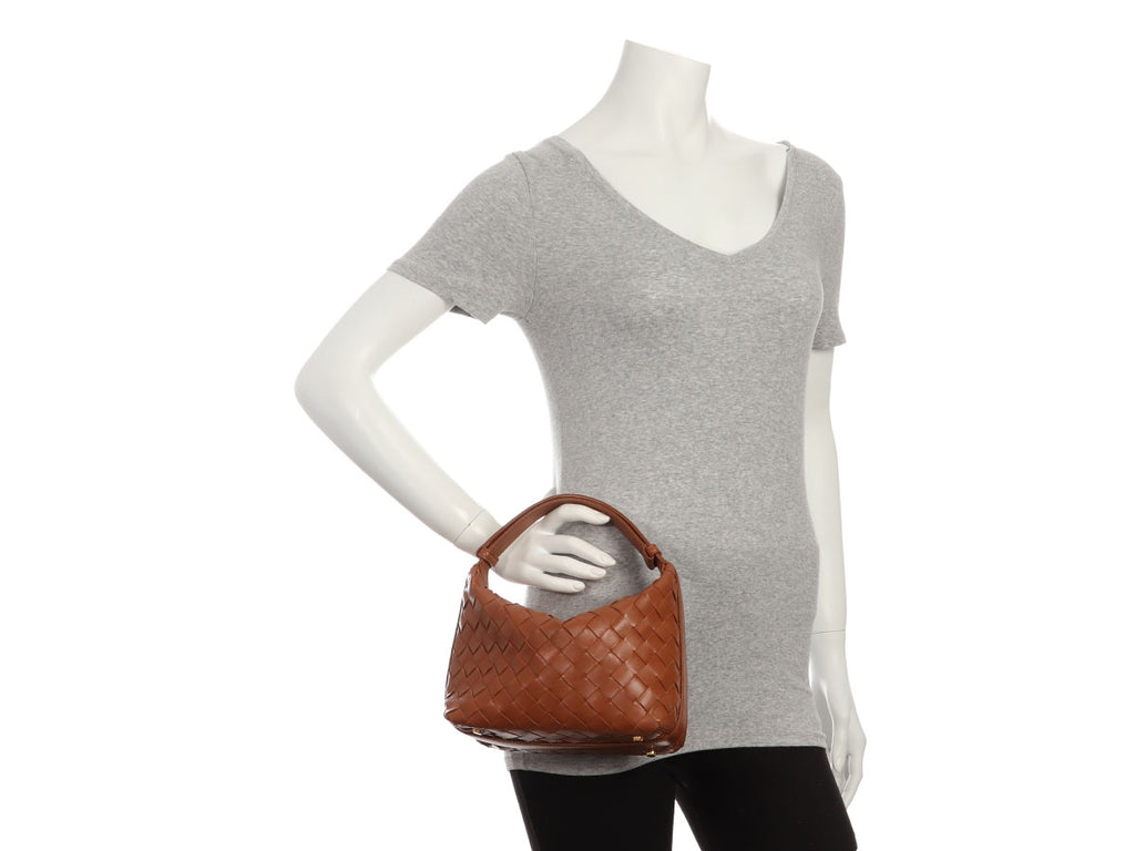 Bottega Mini Wood Intrecciato Wallace
