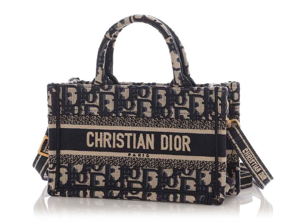 Dior Mini Blue Oblique Book Tote