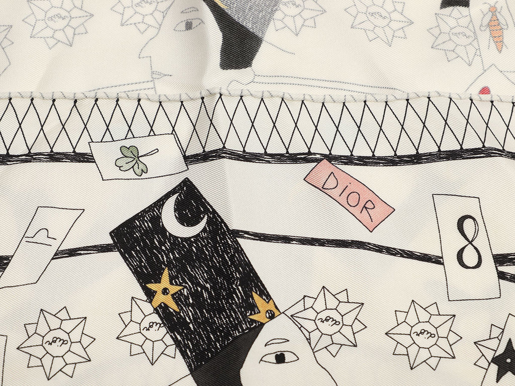 Dior Le Bateleur Silk Scarf