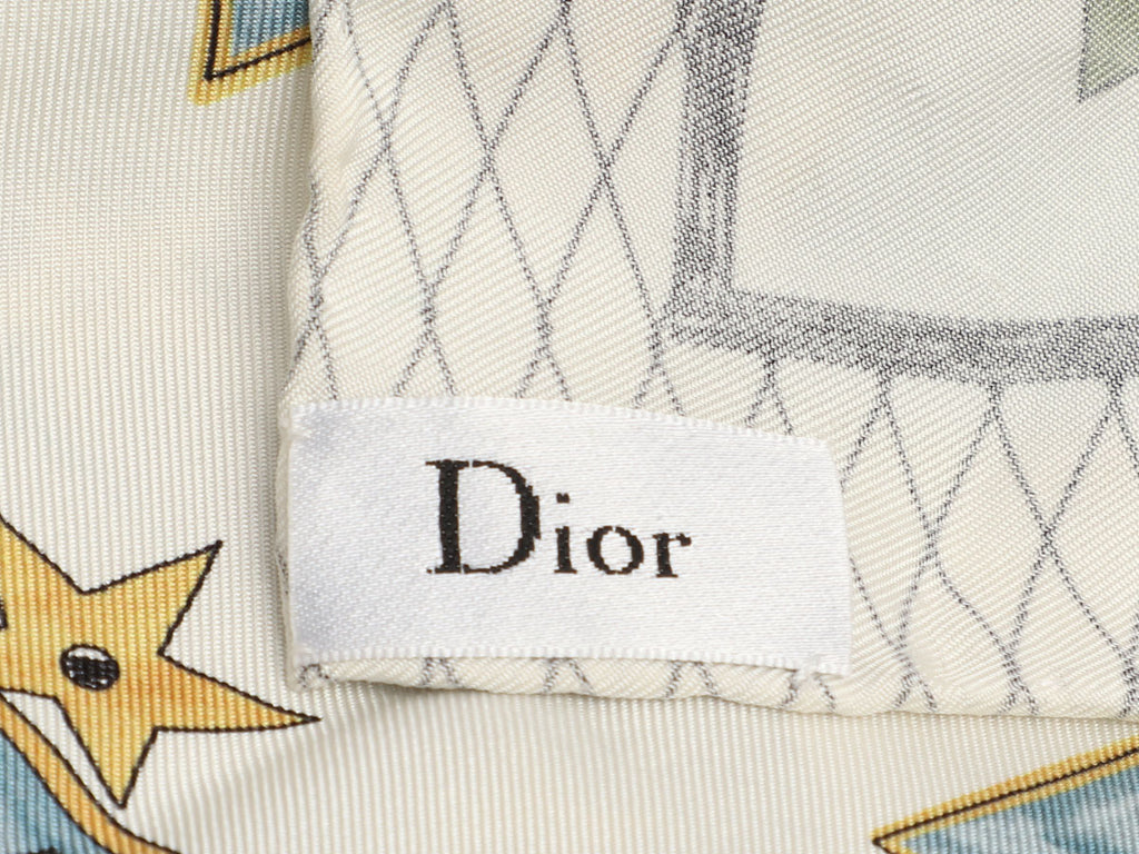 Dior Le Bateleur Silk Scarf