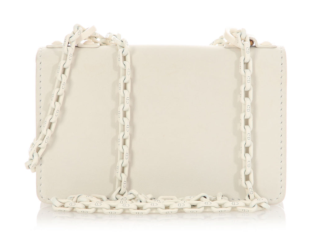 Dior Mini White J’Adior Flap Bag