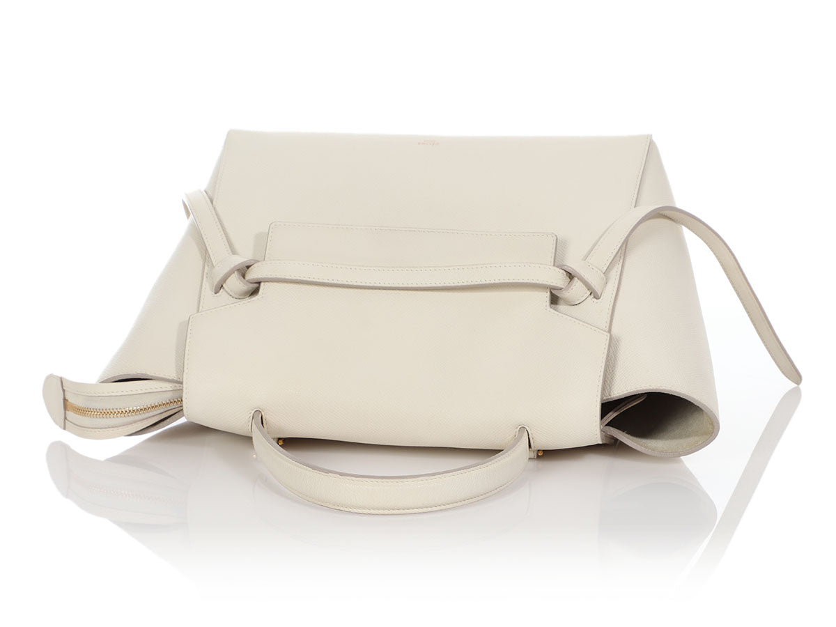 Celine Nano Belt Bag in White