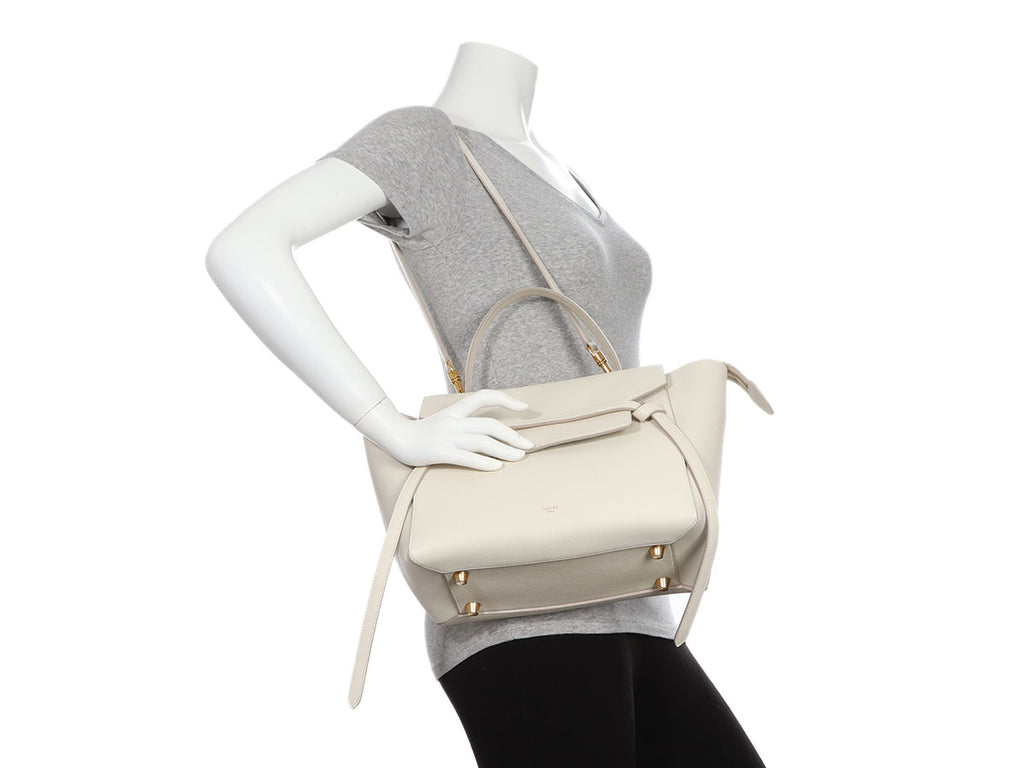 Céline Mini White Belt Bag