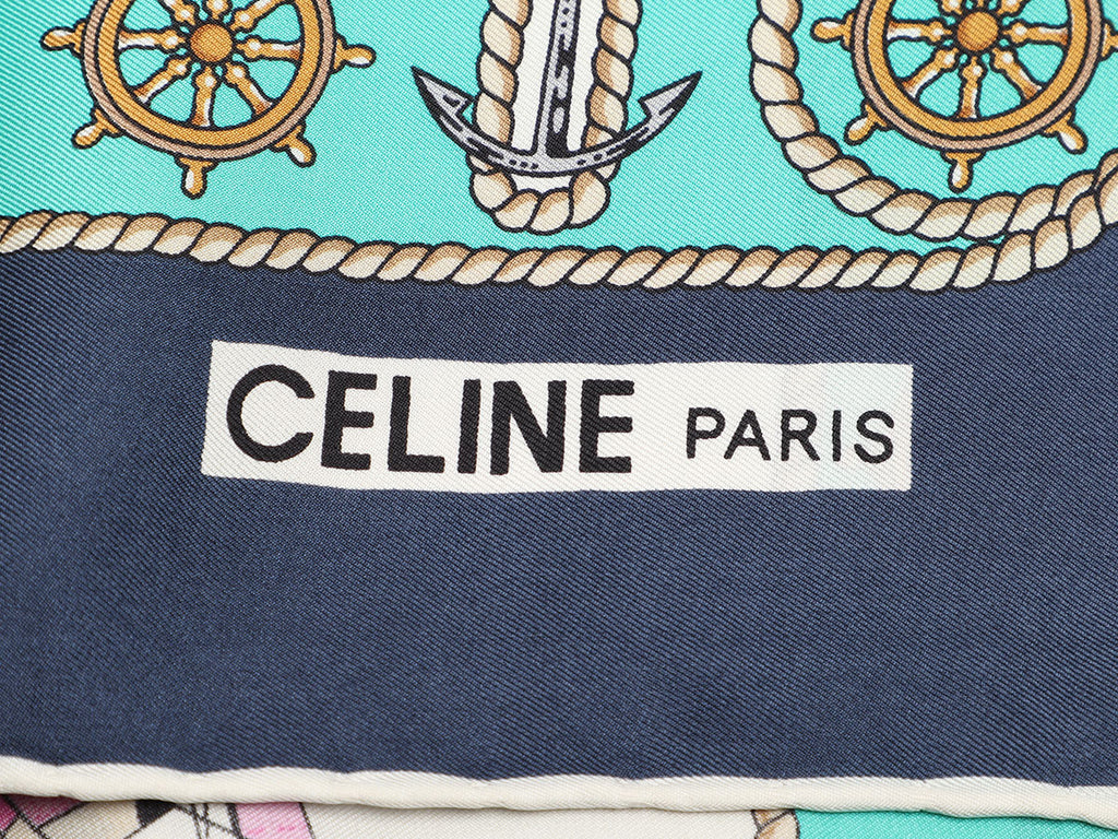 Céline Nautical Silk Scarf