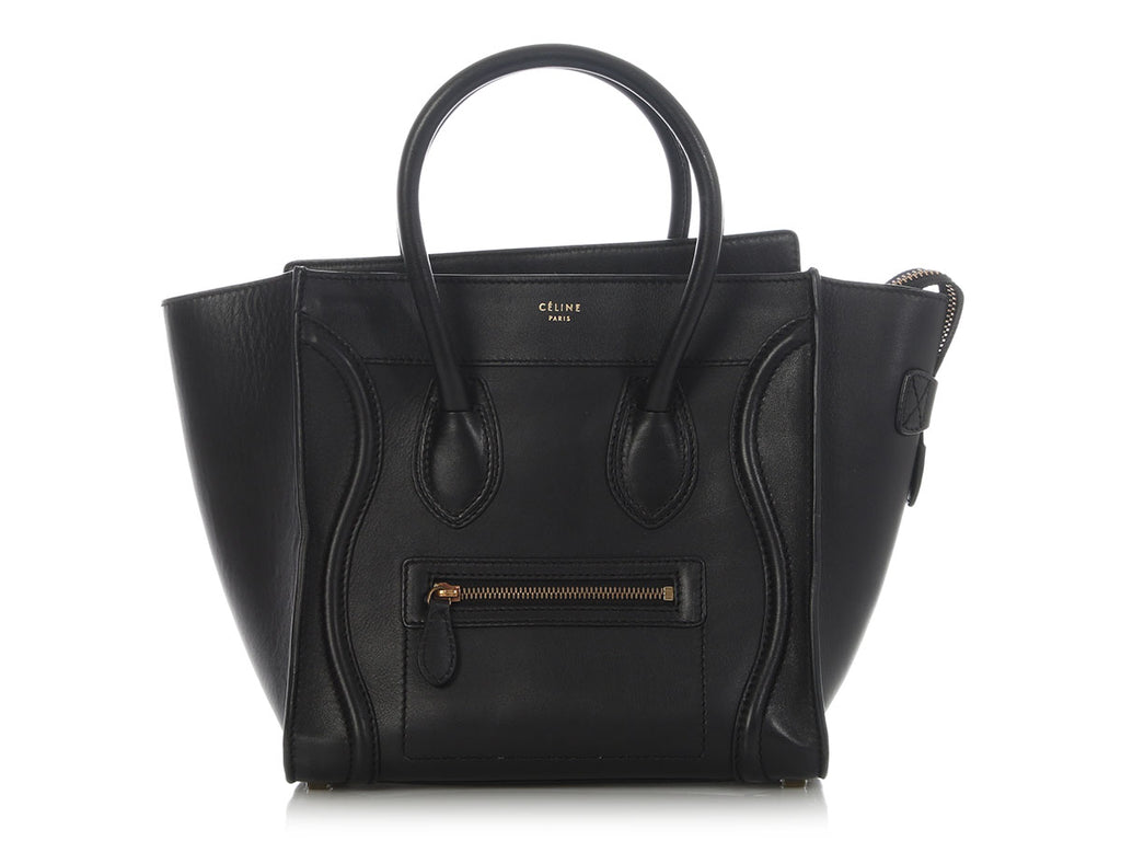 Céline Black Micro Luggage
