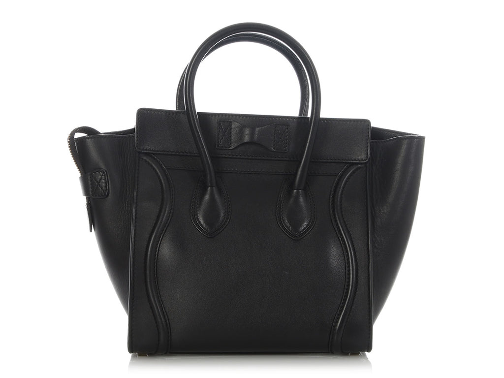 Céline Black Micro Luggage