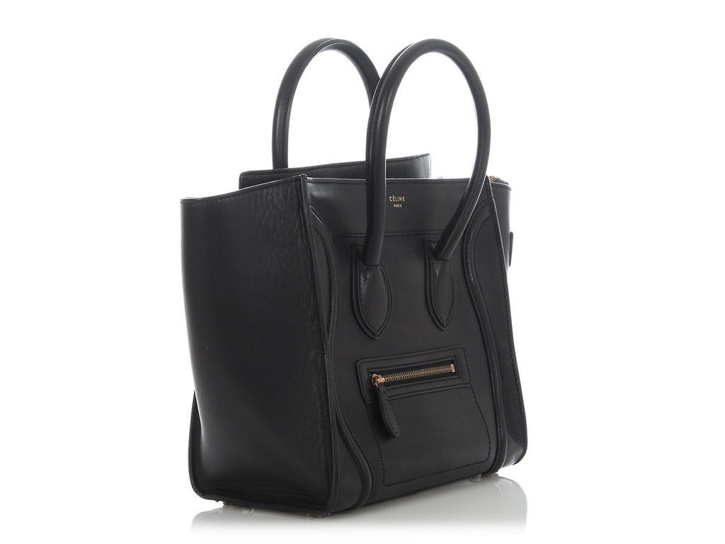 Céline Black Micro Luggage