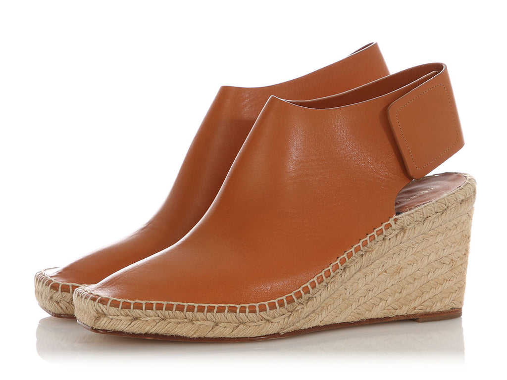 Celine Crosta Fossil Espadrille Wedges