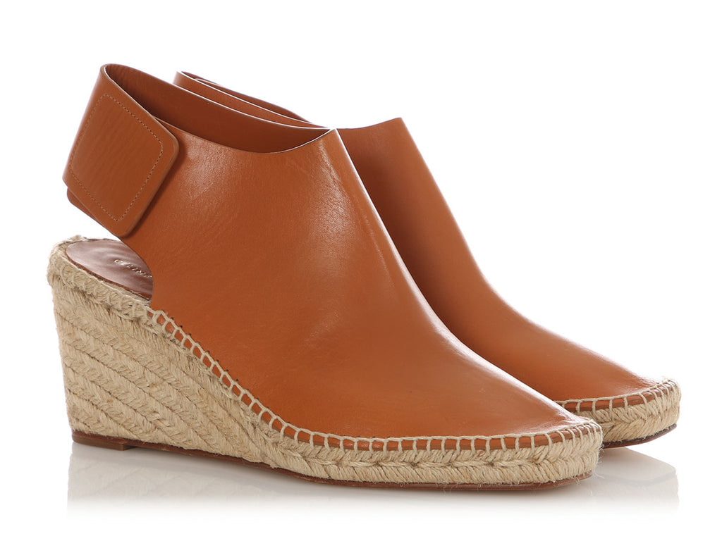 Celine Crosta Fossil Espadrille Wedges