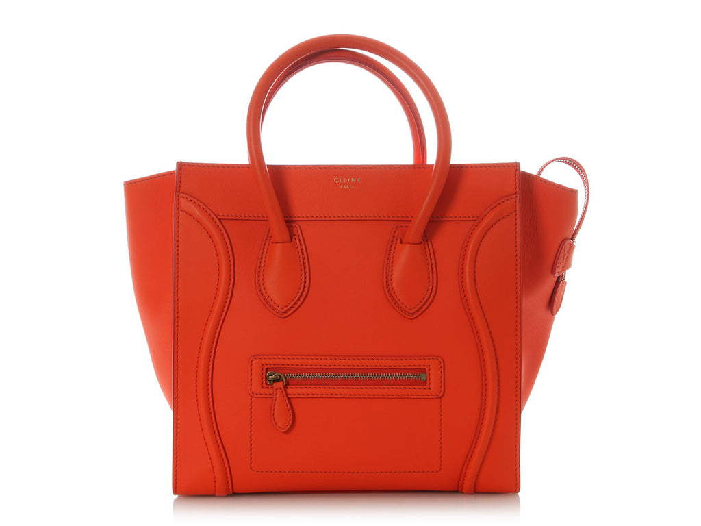 Celine Mini Orange Luggage
