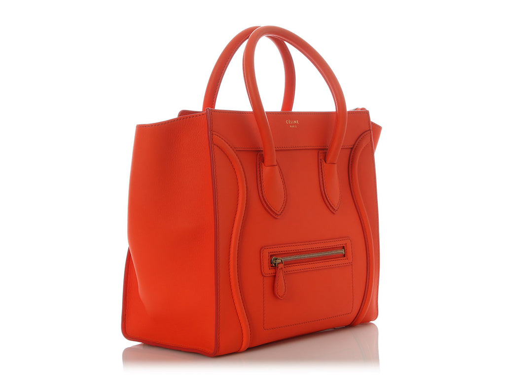 Celine Mini Orange Luggage