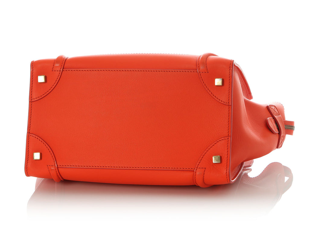 Celine Mini Orange Luggage