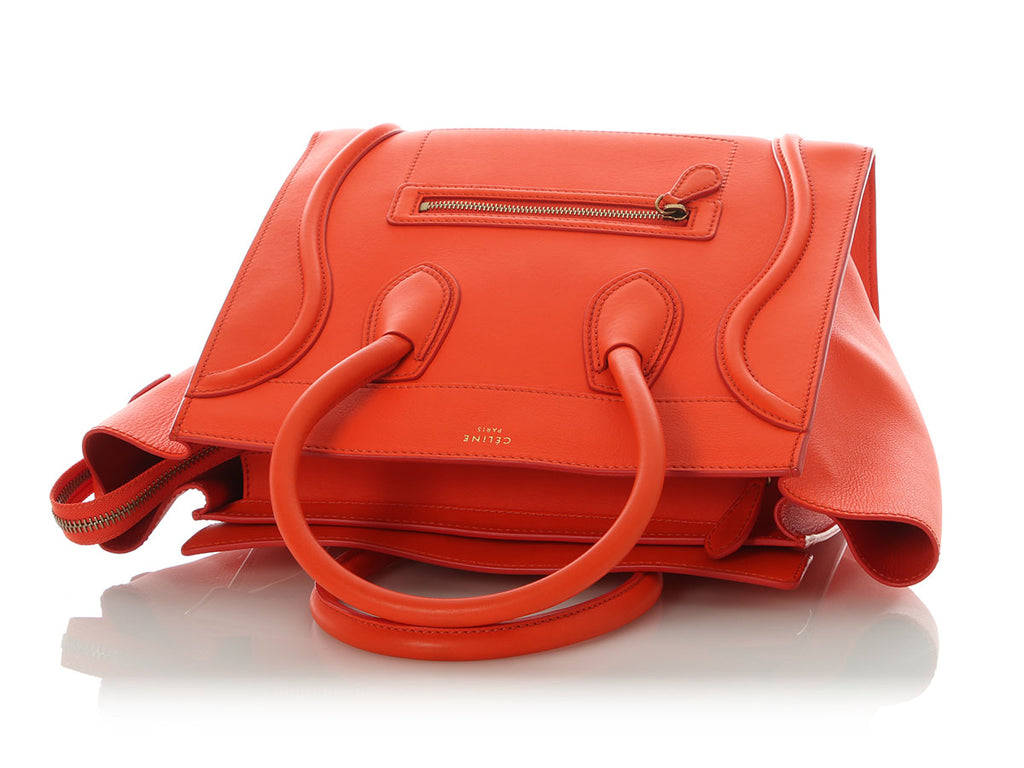 Celine Mini Orange Luggage