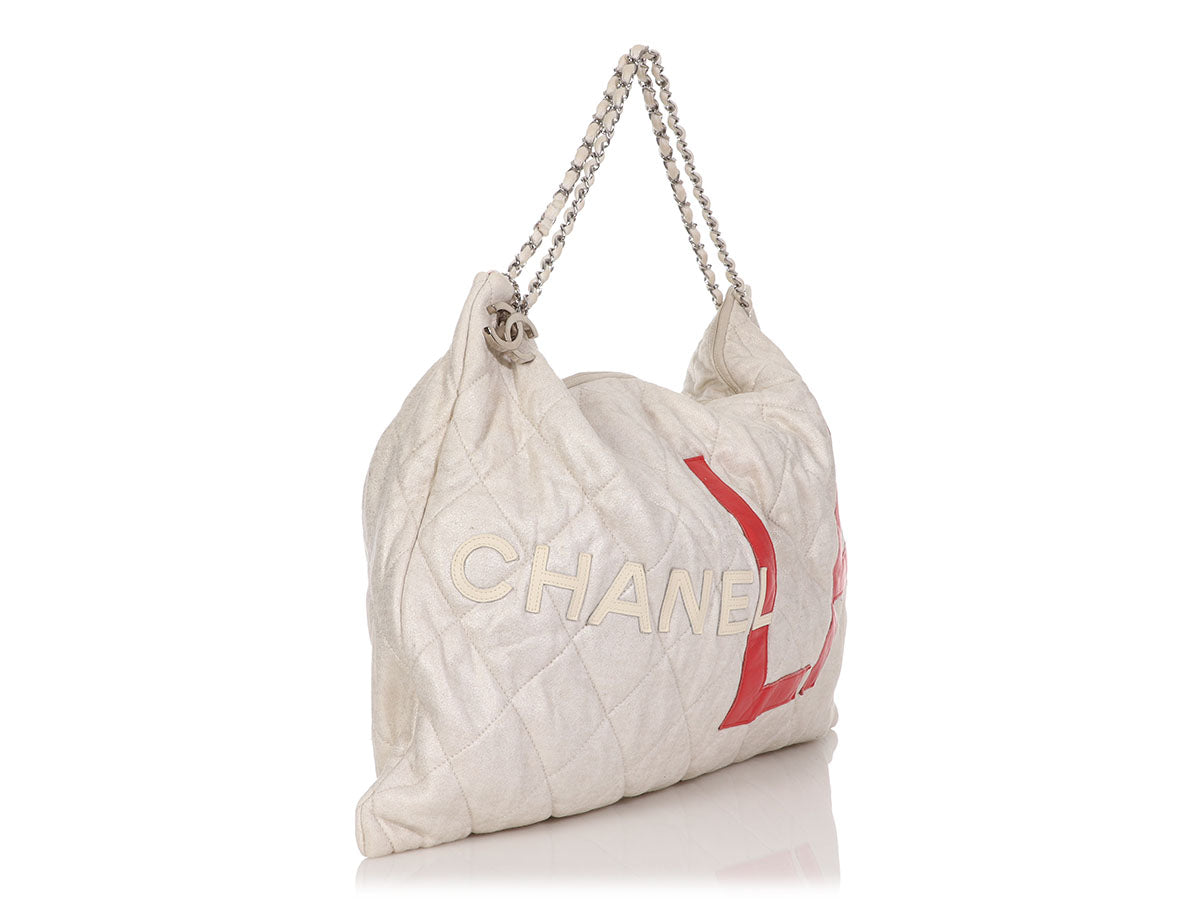 chanel fabric clutch bag