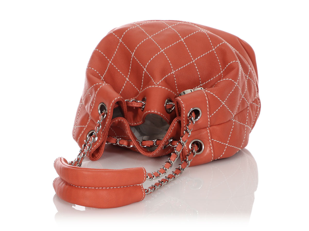 Chanel Pre-owned 2002 Wild Stitch Handbag - Brown