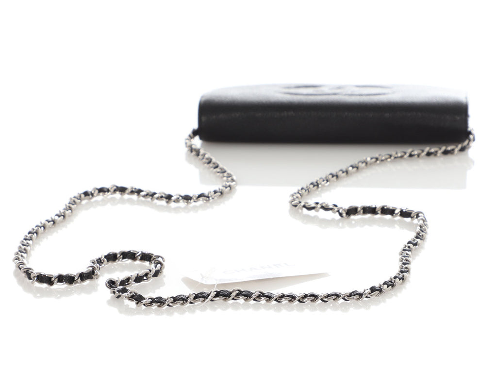 Black Togo Timeless Wallet on Chain WOC