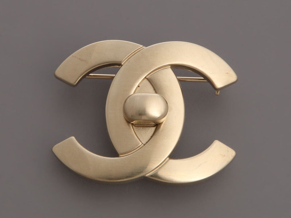 Chanel Medium CC Turnlock Brooch