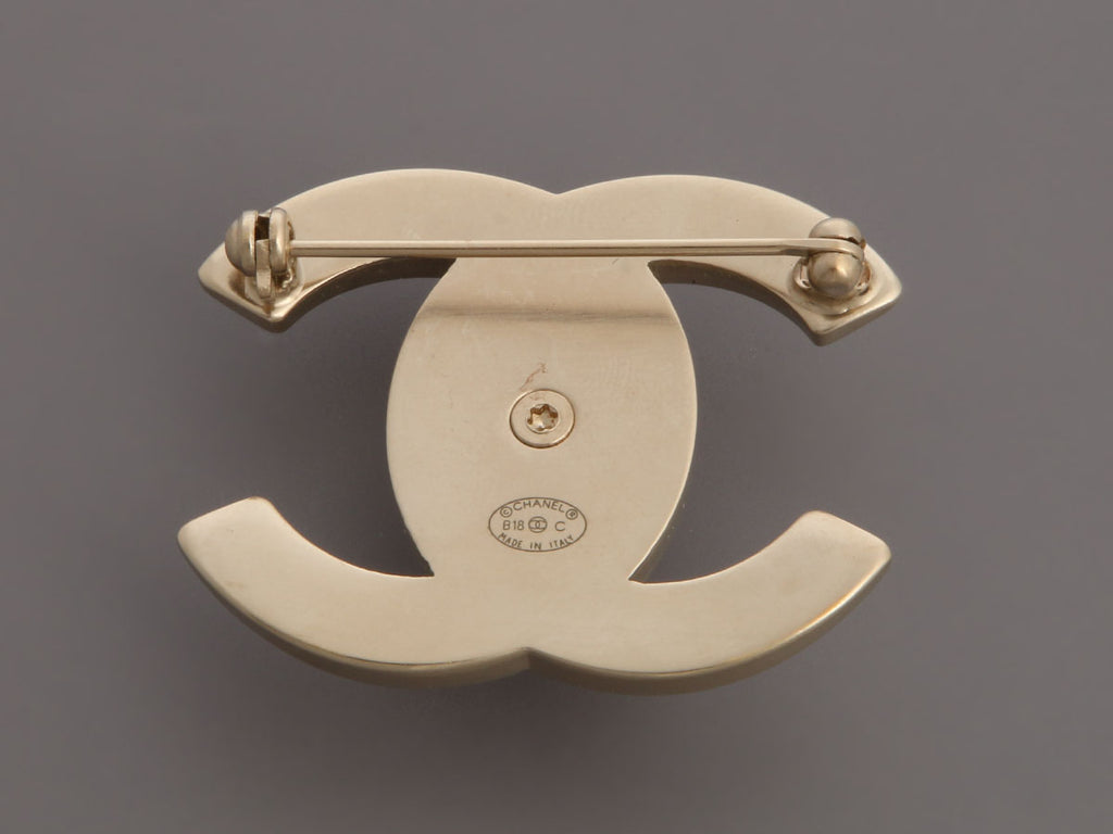 Chanel Medium CC Turnlock Brooch